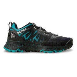 Zapatillas de trail running Boreal Saurus 2.0 para mujer en color negro y azul